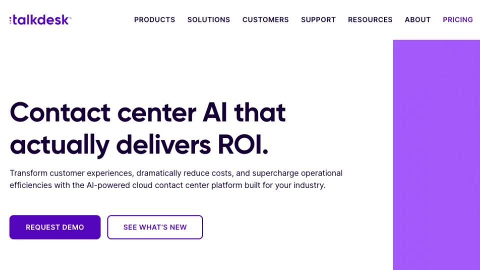 Talkdesk call center quality assurance software