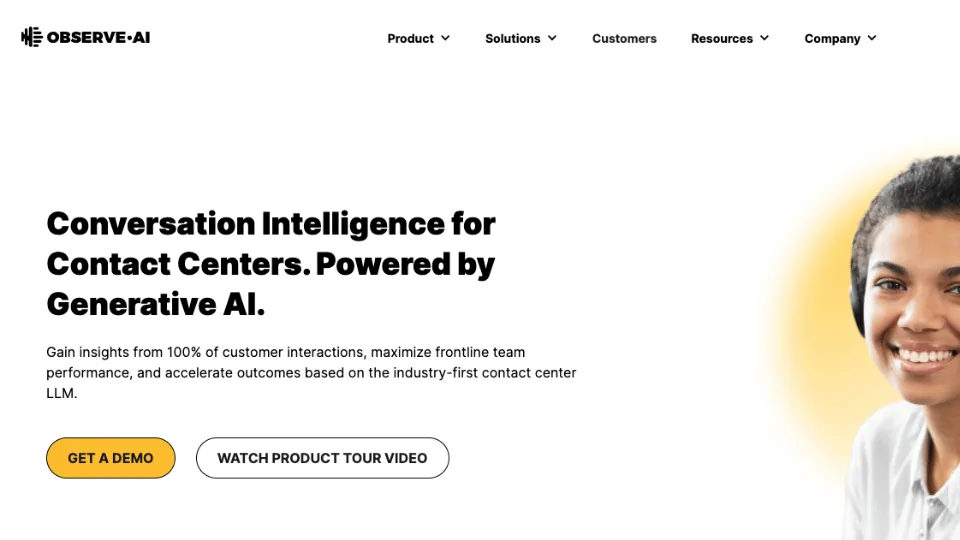 Observe.AI call center quality assurance software