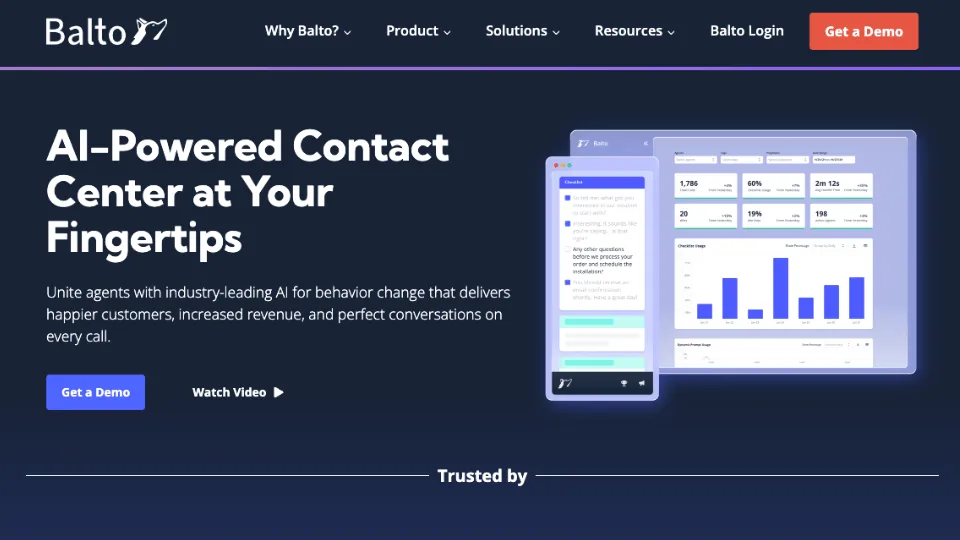 Balto call center quality assurance software