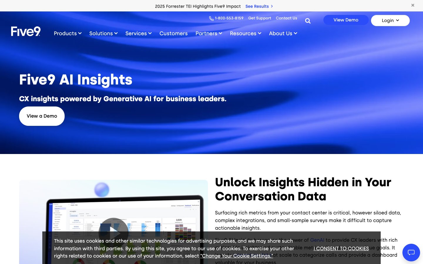Five9 Call Center Analytics Software