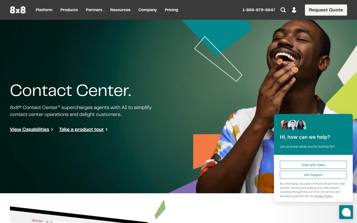 8x8 Contact Center as a Service (CCaaS) Software