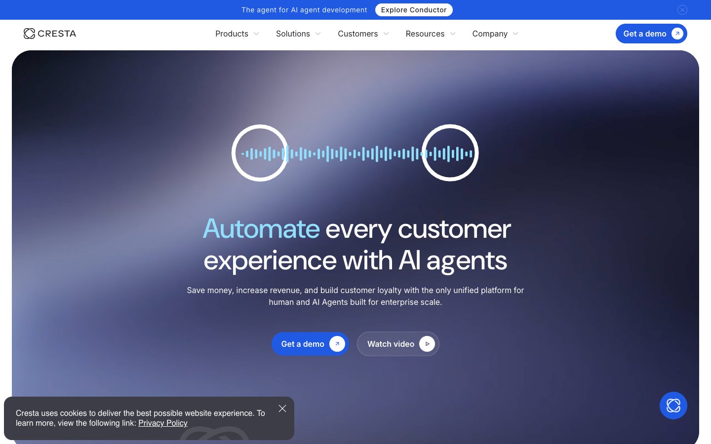 Cresta Customer Insights Software